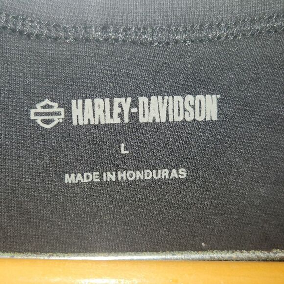 Harley-Davidson Women's Black Tank Top L - Picture 3 of 3